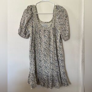 Urban Outfitters Floral Lace-Trim Dress